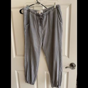 Cloth and Stone light grey tencel joggers